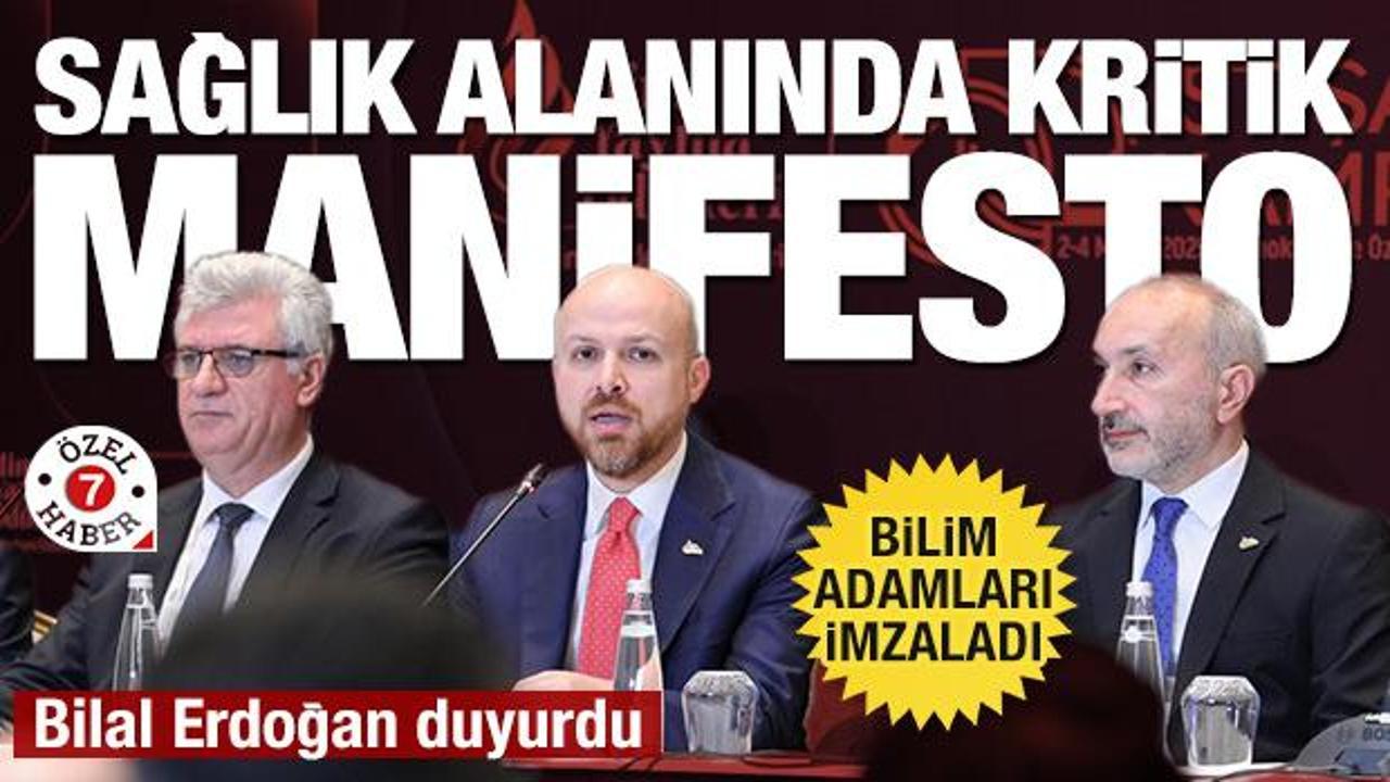 Sağlıkta dönüm noktası oluşturacak istiklal manifestosu! Bilim adamları imzaladı