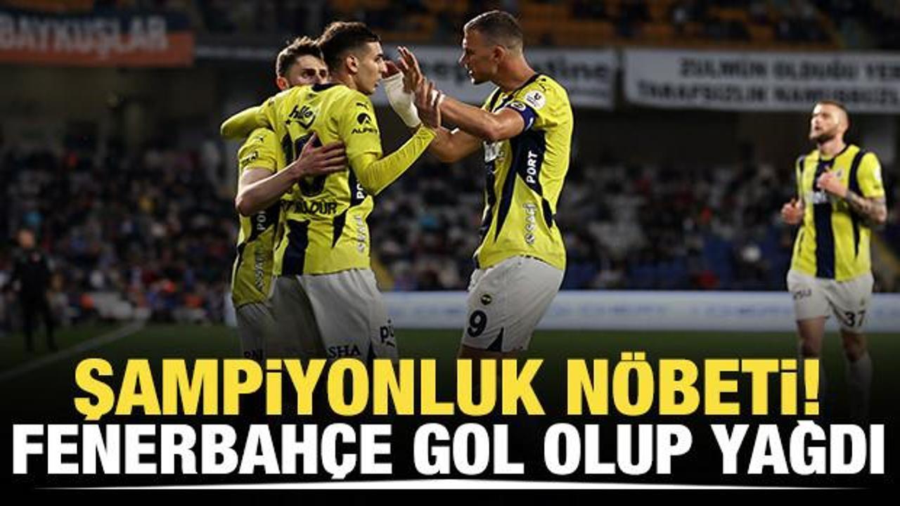Şampiyonluk nöbeti! Fenerbahçe'den kritik zafer