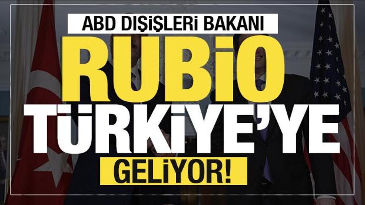 Son dakika... ABD Dışişleri Bakanı T&uuml;rkiye'ye geliyor!