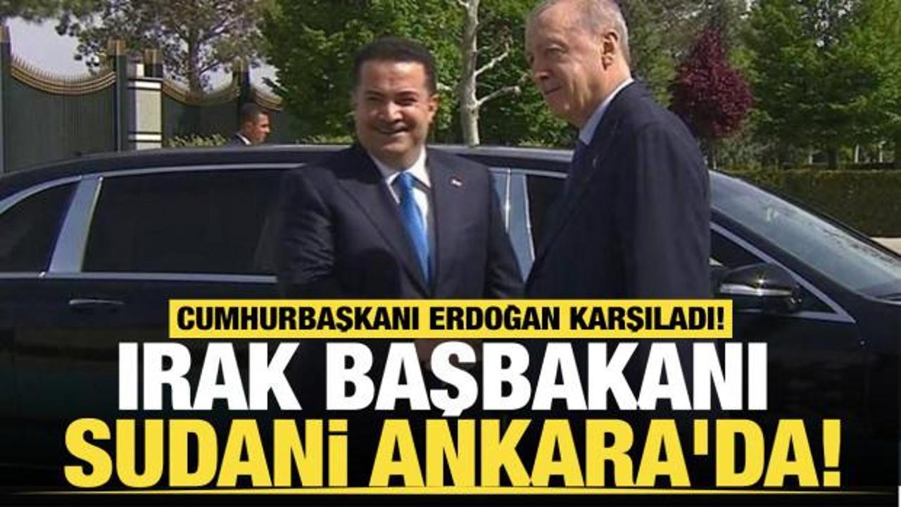 Son dakika... Irak Başbakanı Ankara'da! Cumhurbaşkanı Erdoğan karşıladı!
