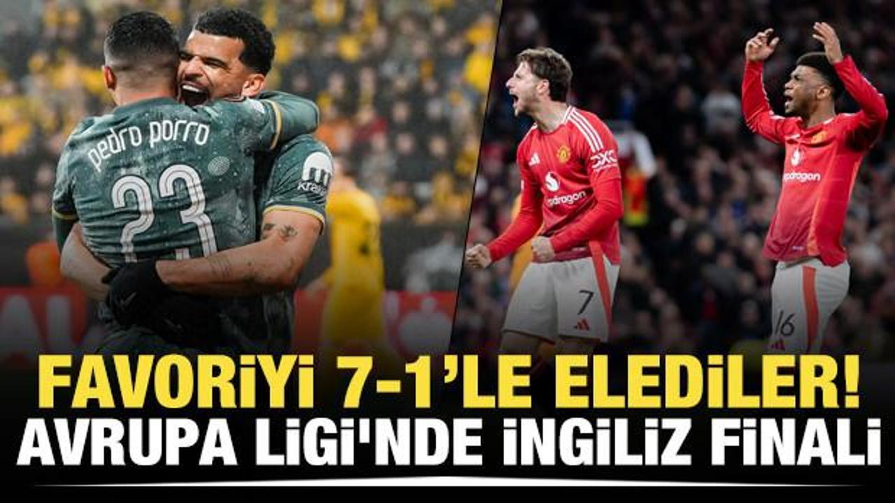 Kupanın favorisine 7-1'lik darbe! UEFA Avrupa Ligi'nde İngiliz finali