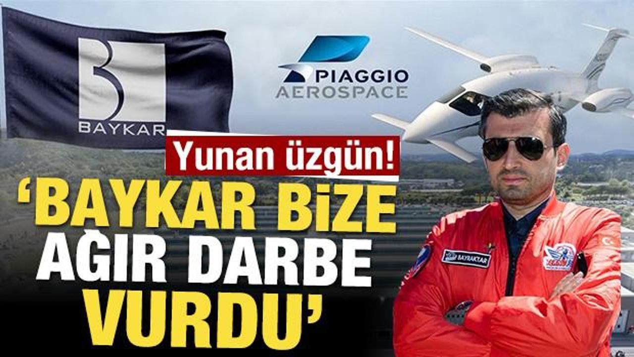 Yunan üzgün! 'Baykar bize ağır darbe vurdu'