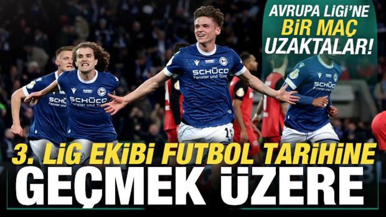 3. Lig ekibi futbol tarihine ge&ccedil;mek &uuml;zere! Avrupa Ligi'ne bir ma&ccedil; uzaktalar