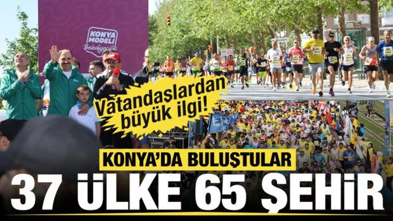 4. Uluslararası Konya Yarı Maratonu T&uuml;rkiye&rsquo;den ve d&uuml;nyadan sporcuları buluşturdu