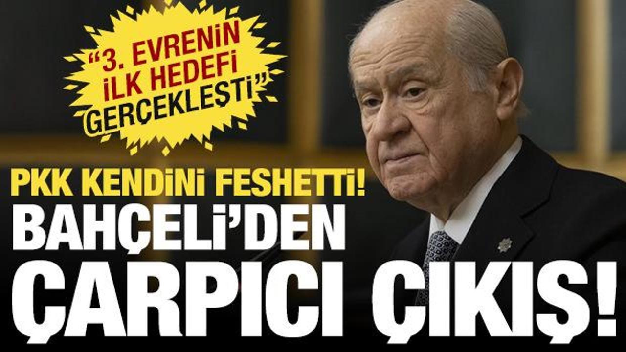 Bahçeli'den terör örgütü PKK'nın tarihi kararı sonrası ilk açıklama!