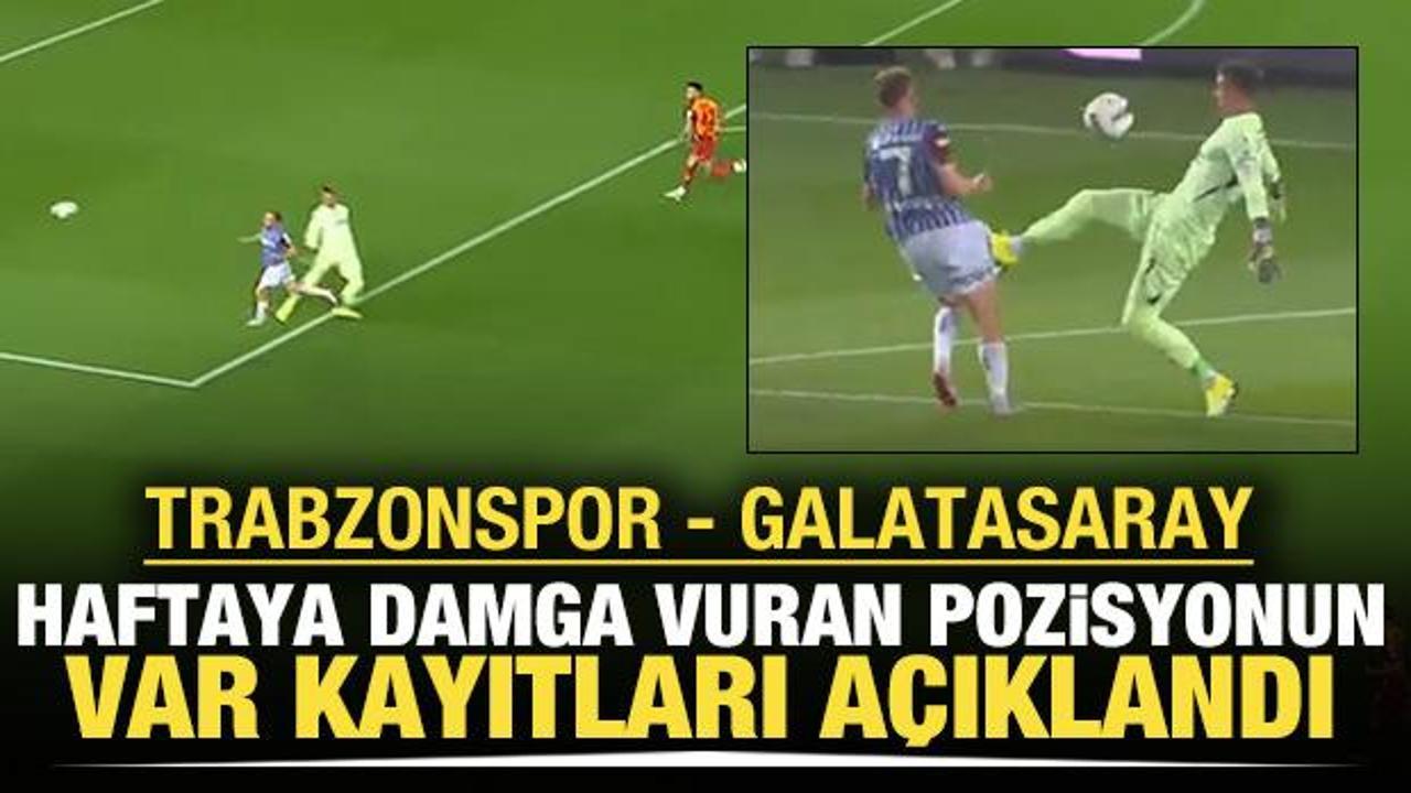 Haftaya damga vuran pozisyonun VAR kayıtları a&ccedil;ıklandı