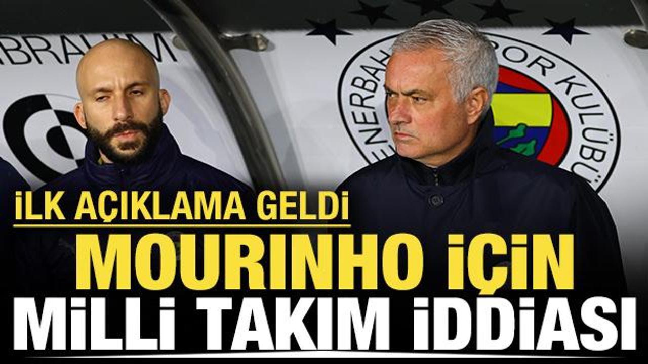 Mourinho i&ccedil;in 'milli takım' iddiası: İlk a&ccedil;ıklama geldi
