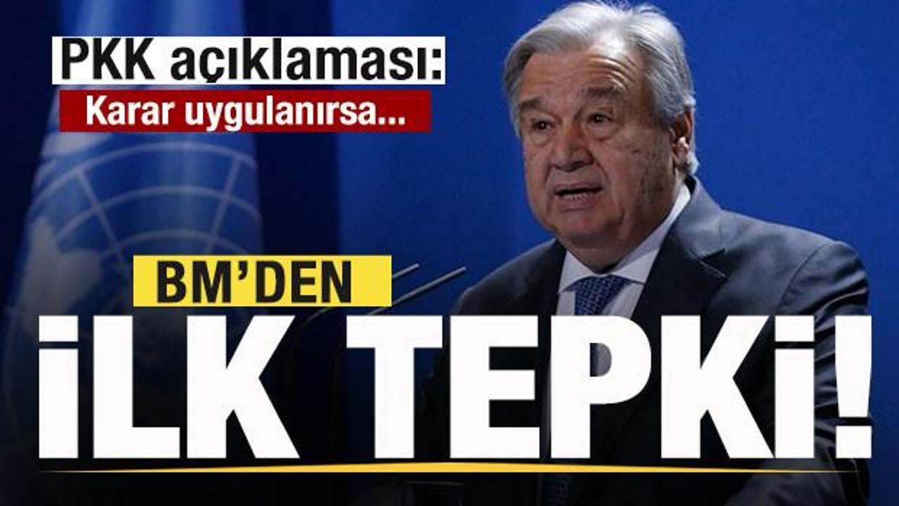 PKK kendini feshetti! BM'den ilk tepki: Karar uygulanırsa...