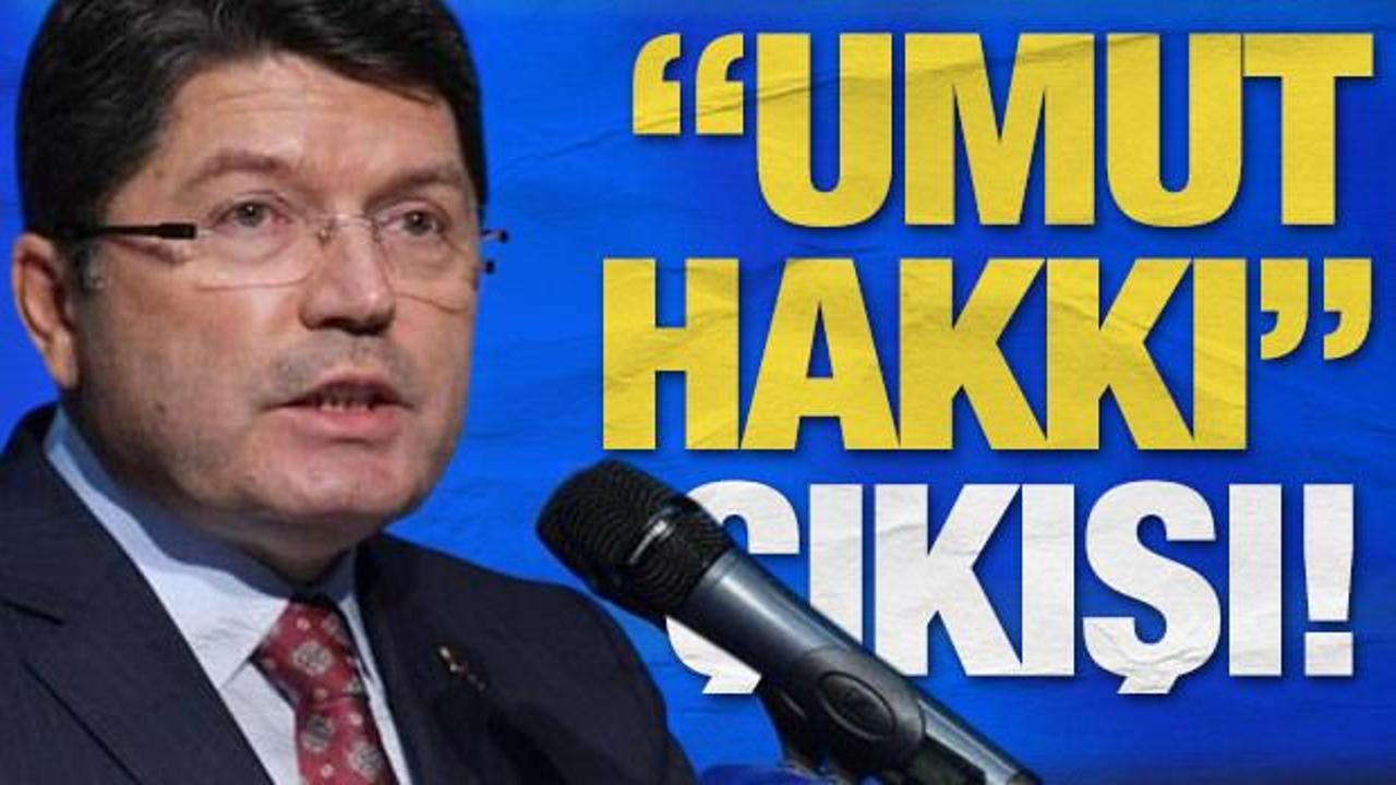 Son dakika: Adalet Bakanı Tunç'tan 'umut hakkı' açıklaması: 'Söz konusu değil'