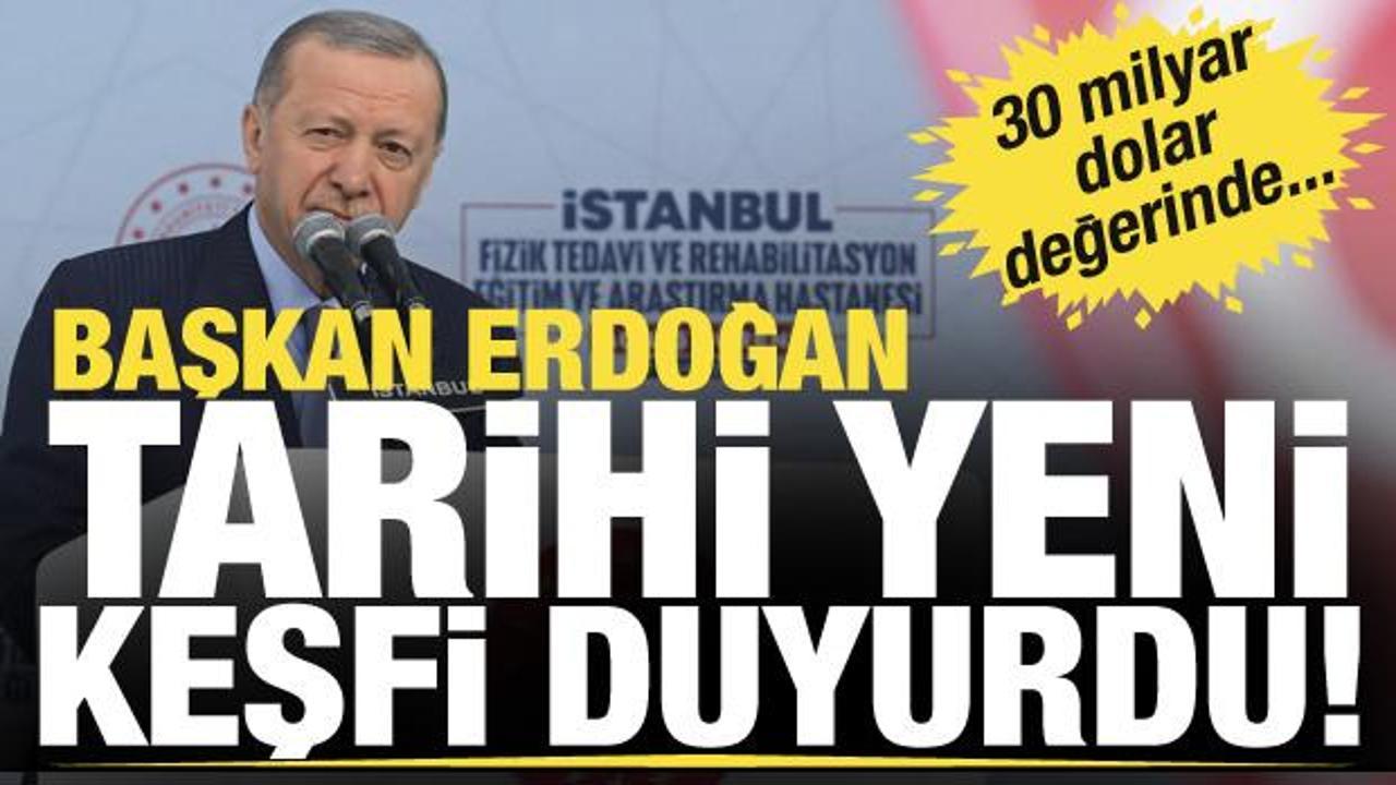 Son dakika.. Cumhurbaşkanı Erdoğan'dan açıklamalar! Doğal gaz keşfi müjdesi...