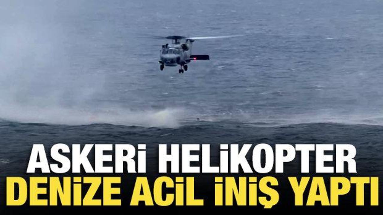 SON DAKİKA: MSB duyurdu! Antalya'da bir askeri helikopter denize acil iniş yaptı