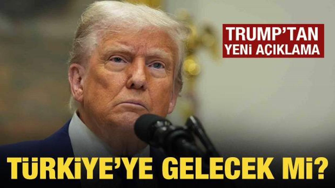 Trump'tan yeni a&ccedil;ıklama: Gideceğim yer belli değil!