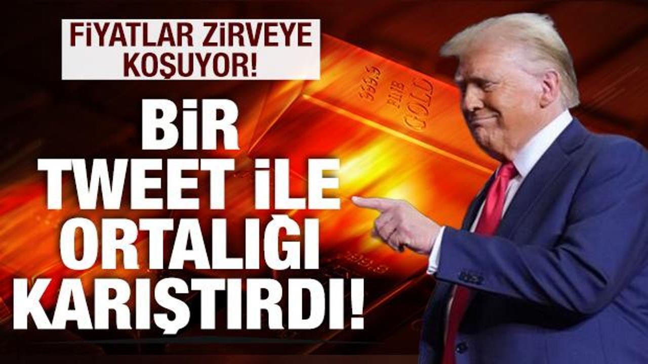 Altında Trump darbesi! Bir tweet ile ortalığı karıştırdı!