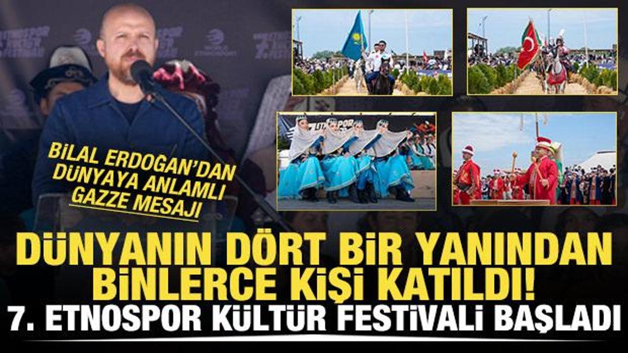 D&uuml;nyanın d&ouml;rt bir yanından binlerce kişi katıldı! 7. Etnospor K&uuml;lt&uuml;r Festivali başladı