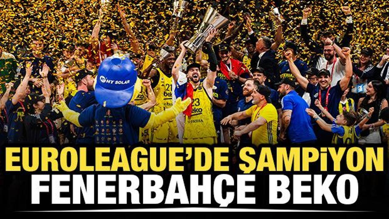 Fenerbahçe Beko, EuroLeague'de şampiyon