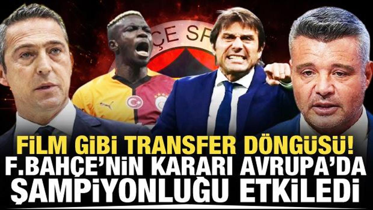 Film gibi d&ouml;ng&uuml;! Fenerbah&ccedil;e'nin kararı S&uuml;per Lig ve Avrupa'da şampiyonluğa etki etti