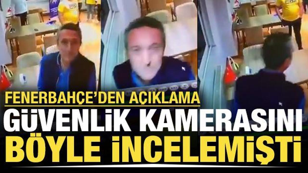 Güvenlik kamerasını böyle incelemişti: Fenerbahçe'den açıklama