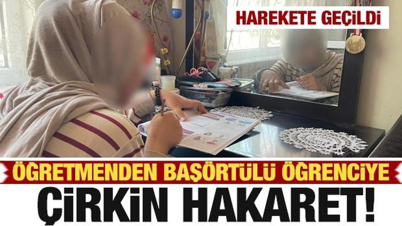 Hatay'da baş&ouml;rt&uuml;l&uuml; &ouml;ğrenciye hakaret iddiasına soruşturma