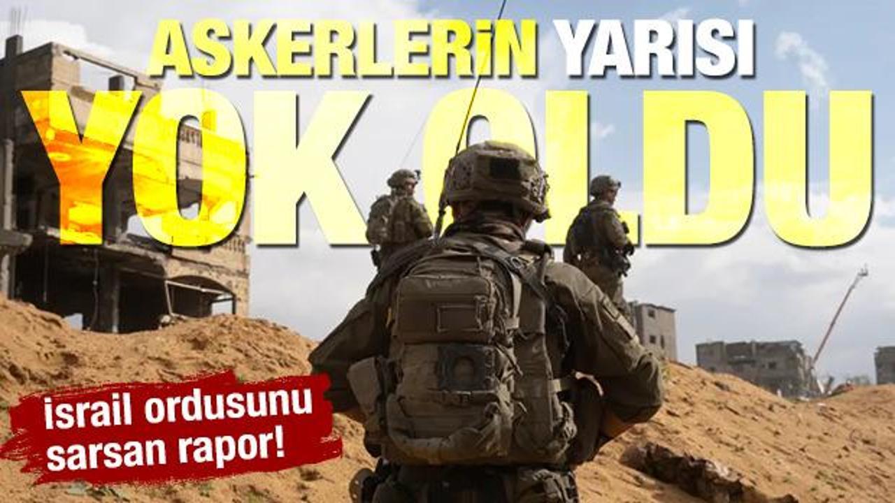 İsrail ordusunu sarsan rapor: Gazze’de savaşan askerlerin yüzde 50'si ya ölü ya sakat!