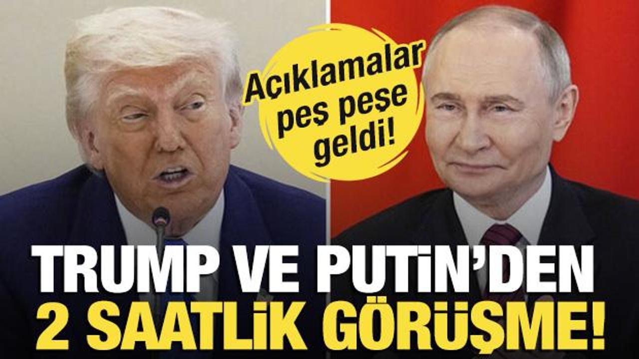 Putin ile Trump telefonda görüştü: İlk açıklama geldi
