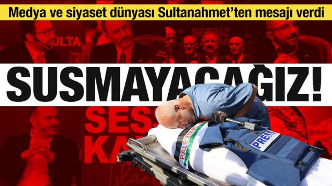 100'den fazla gazeteci ve akademisyen Filistin i&ccedil;in canlı yayından seslendi: Susmayacağız!