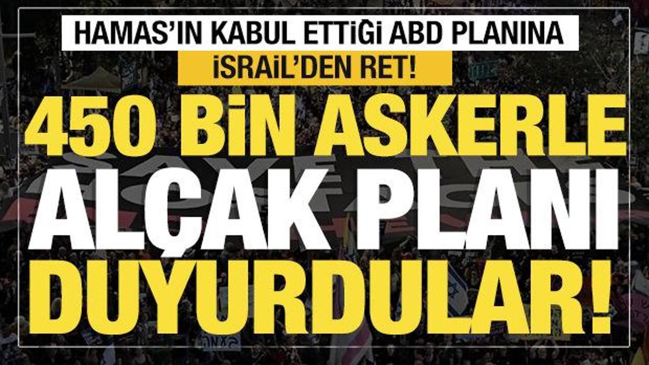 ABD'nin ateşkes teklifini reddeden İsrail 450 bin askerle işgal planını duyurdu