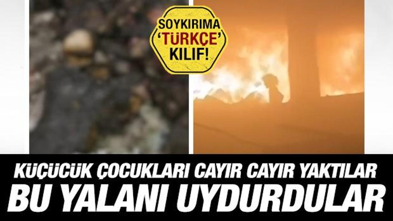 Anaokulunu vurup çocukları yaktılar yine terör dediler!İsrail'den soykırıma 'Türkçe' kılıf