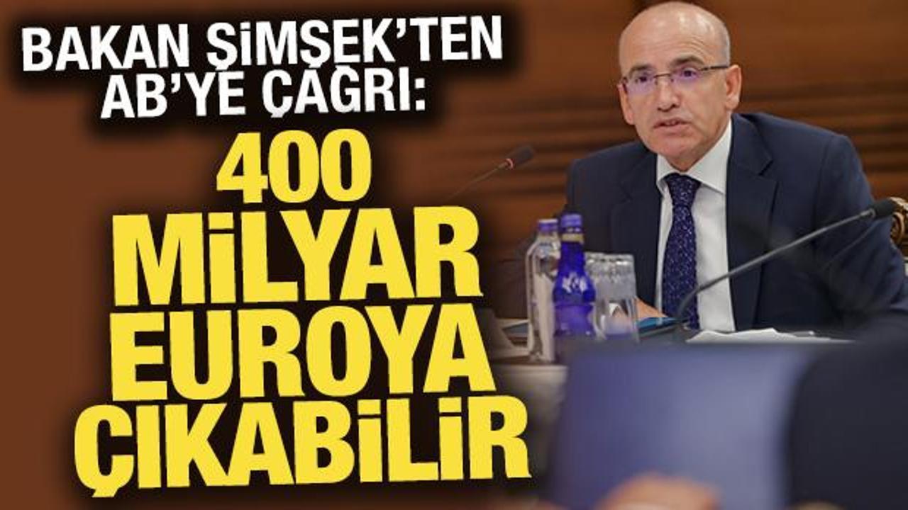 Bakan Şimşek’ten Gümrük Birliği çağrısı: Türkiye-AB ticareti 400 milyar euroya çıkabilir