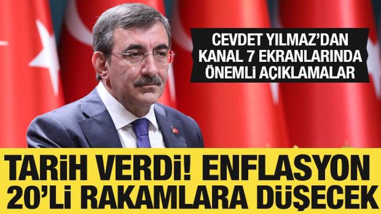Cumhurbaşkanı Yardımcısı Cevdet Yılmaz'dan enflasyon a&ccedil;ıklaması
