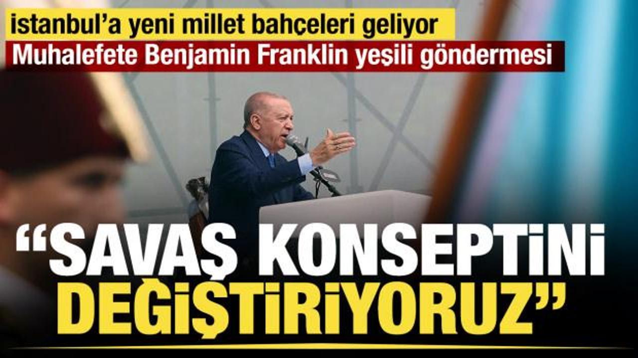 Erdoğan: İHA'larımızla savaş konseptini değiştirmeye devam ediyoruz