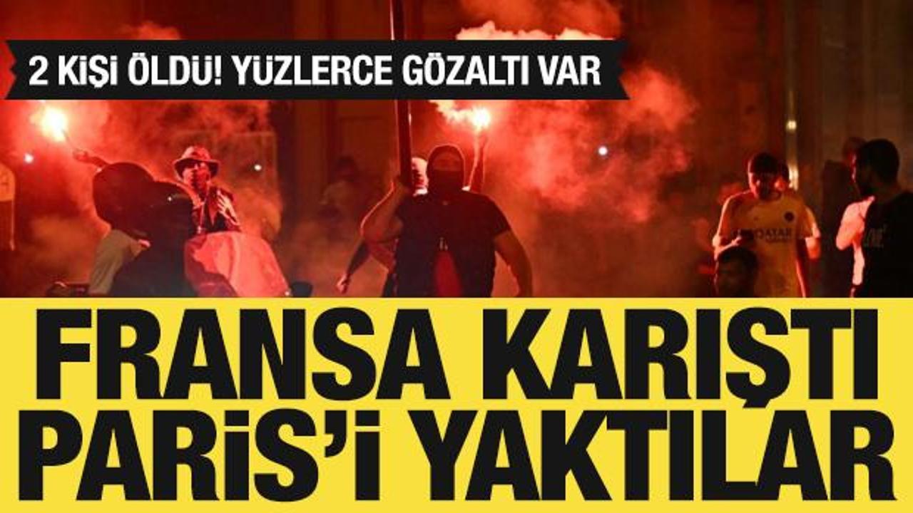 Fransa karıştı: 2 kişi hayatını kaybetti! 559 kişi g&ouml;zaltına alındı