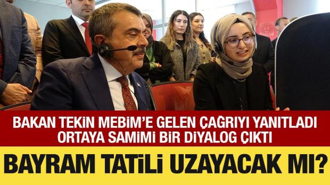 Kurban Bayramı tatili için Bakan Tekin’den yeni açıklama: ‘Mümkün değil’