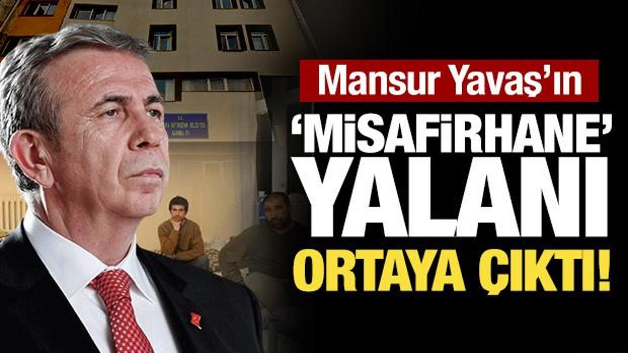 Mansur Yavaş'ın 'misafirhane' yalanı ortaya çıktı!