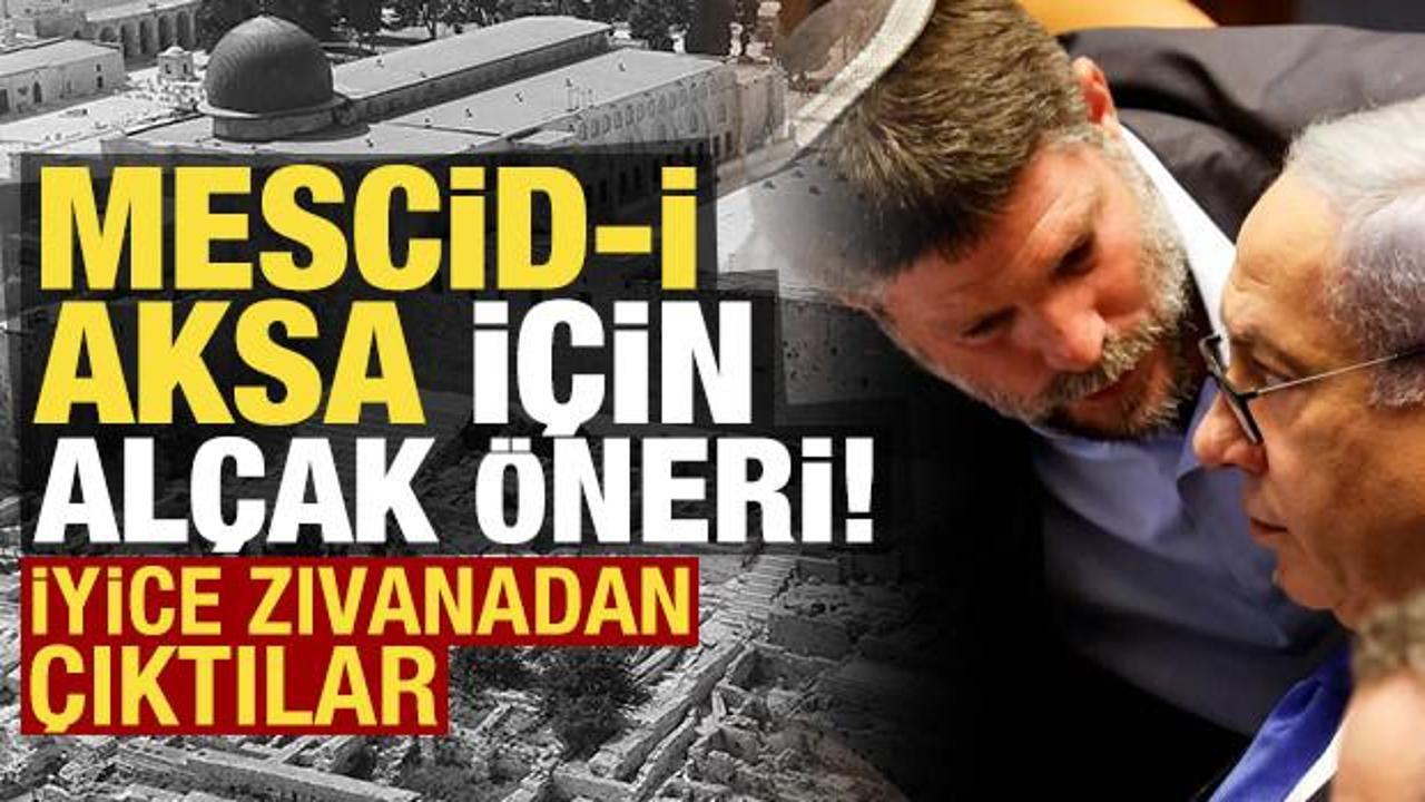 Mescid-i Aksa için skandal öneri! İyice zıvanadan çıktılar...