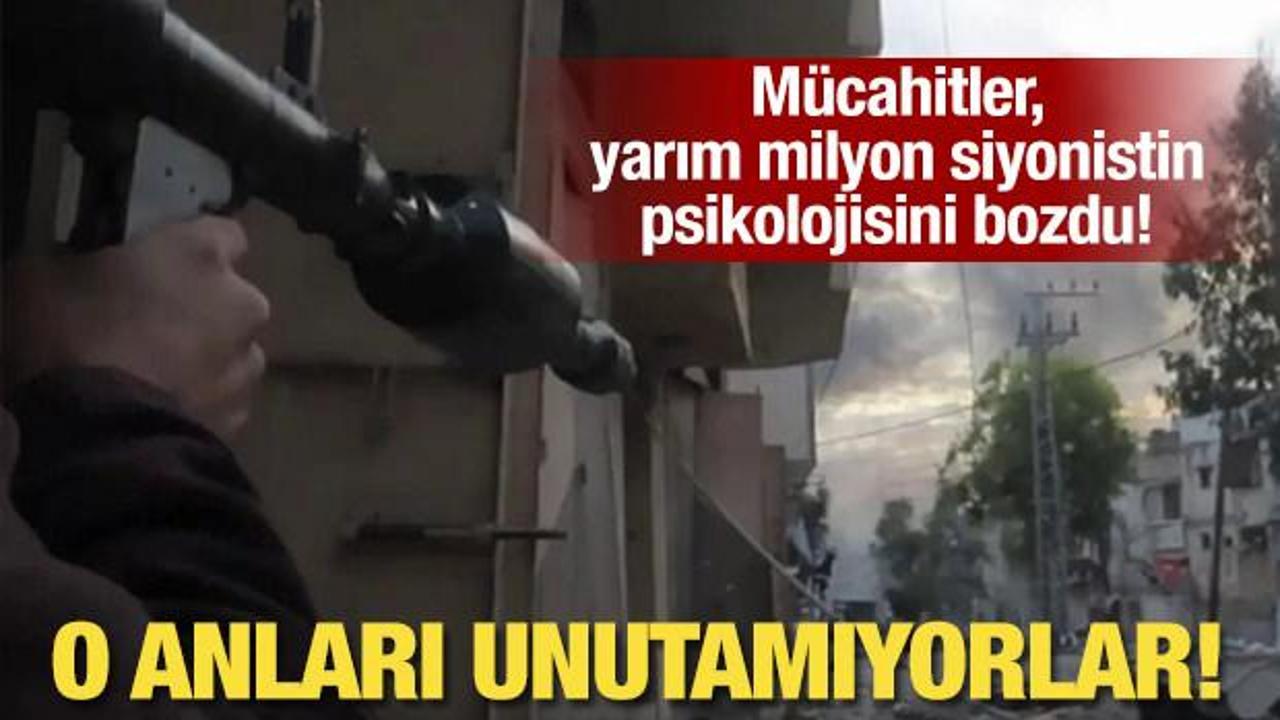 Mücahitler, yarım milyon siyonistin psikolojisini bozdu! O anları unutamıyorlar