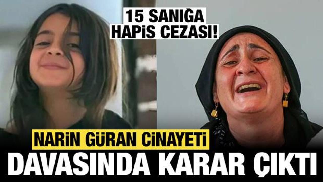 Narin G&uuml;ran cinayetinde "su&ccedil;luyu kayırma" davasında karar &ccedil;ıktı