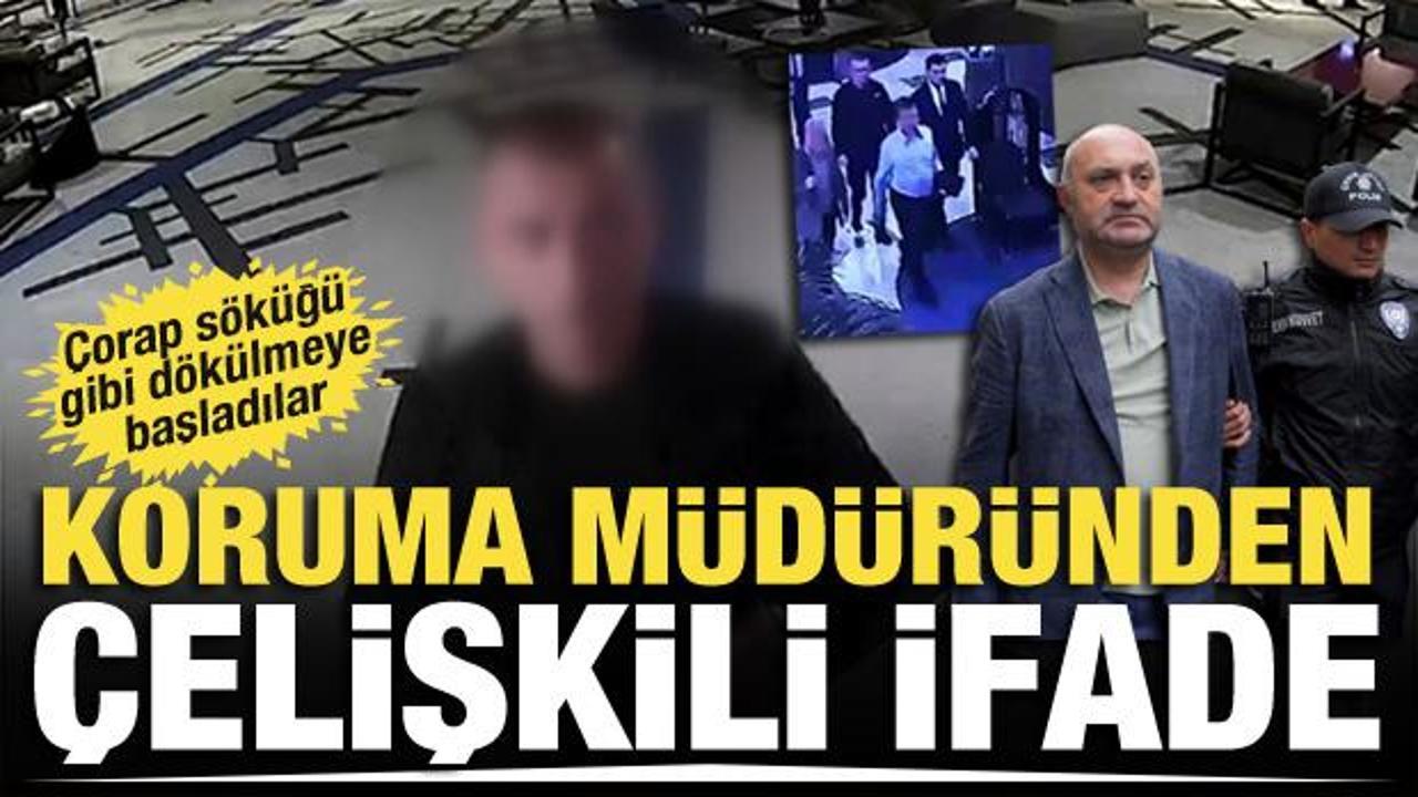 Otel kameralarını her seferinde bantlamamışlar! Koruma müdüründen çelişkili ifade