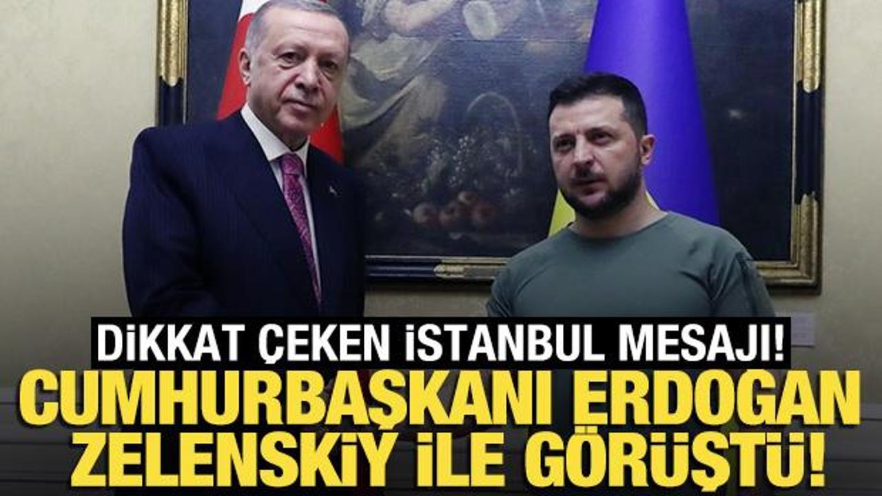 Son dakika: Cumhurbaşkanı Erdoğan ve Zelenski'den s&uuml;rpriz g&ouml;r&uuml;şme!
