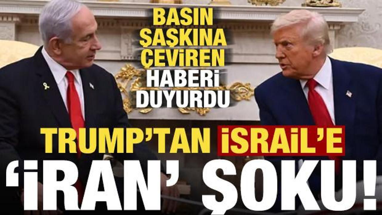 Son dakika haberi: Trump'tan İsrail'e 'İran' şoku! Basın şaşkına çeviren haberi duyurdu...
