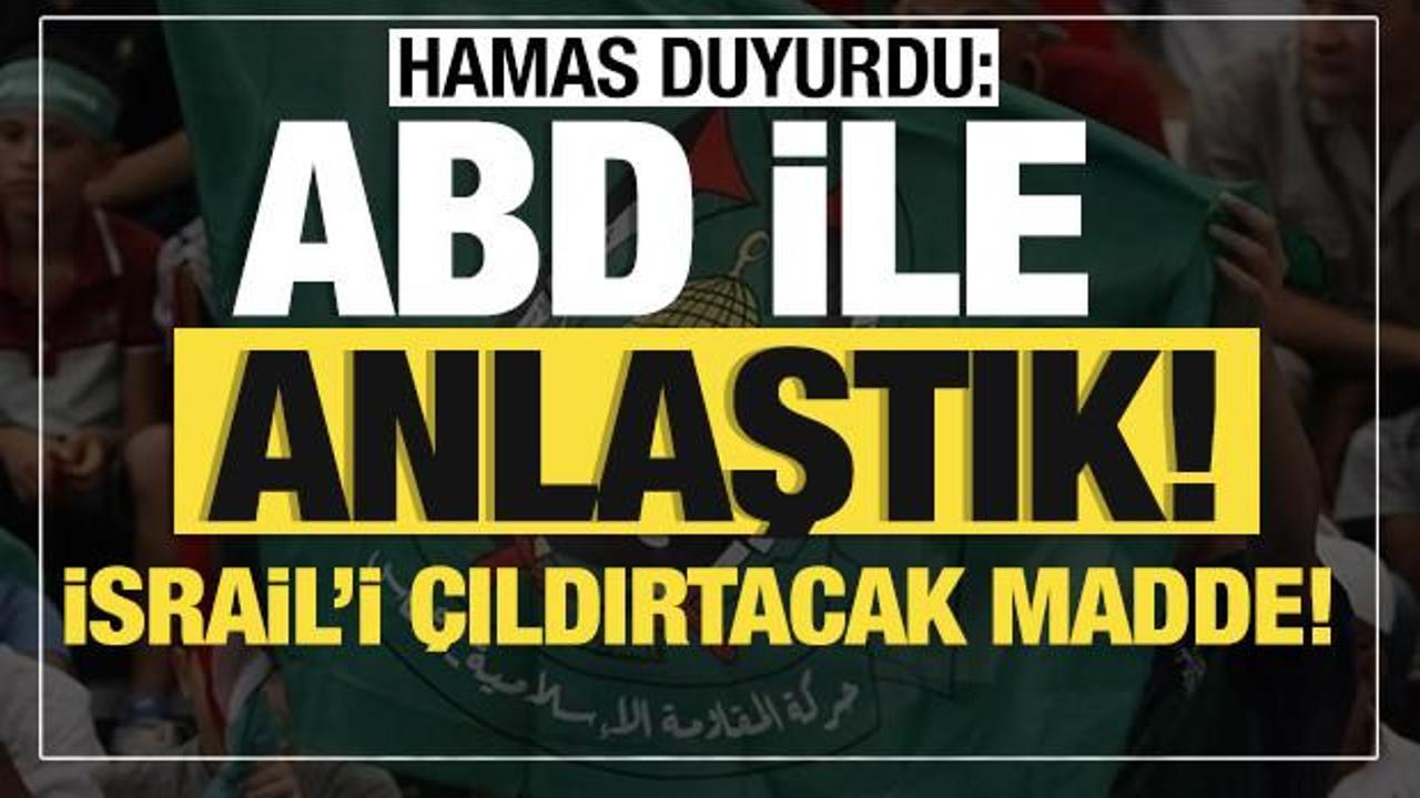 Son dakika... Hamas'tan flaş ateşkes açıklaması! ABD ile anlaştık