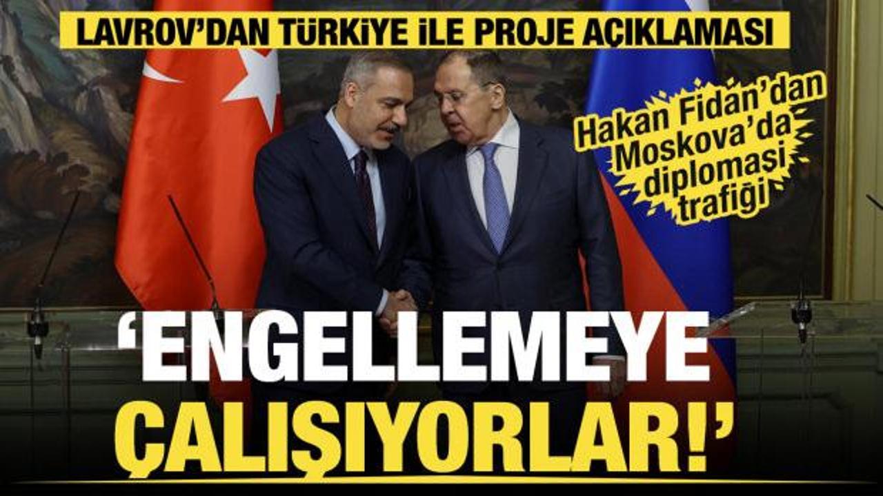 Son dakika...Fidan ve Lavrov ortak basın toplantısında konuştu
