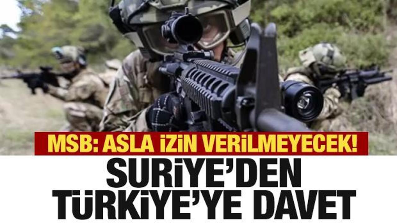 Suriye'den Türkiye'ye davet! Çarpıcı SDG mesajı: Asla izin verilmeyecek