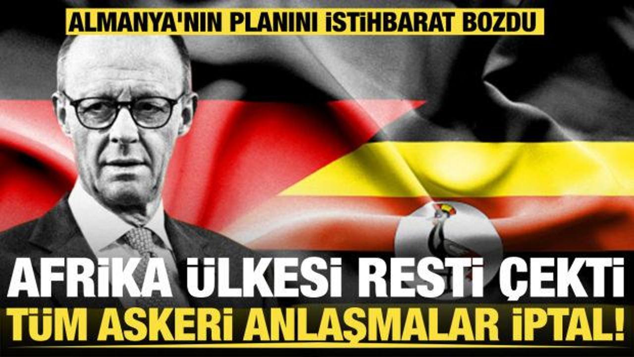 Uganda'dan Almanya resti! Berlin'le askeri işbirliklerini askıya aldı!