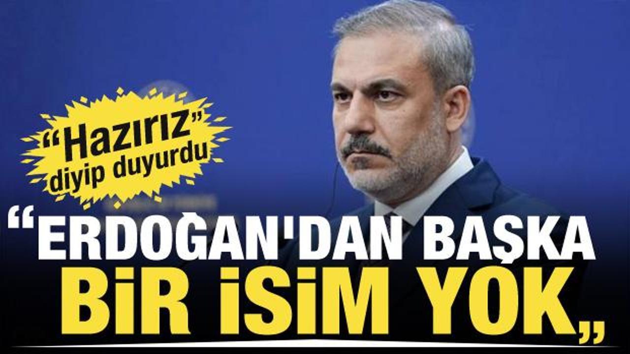 Bakan Fidan: Üç liderin de aynı anda itimat ettiği Erdoğan'dan başka bir isim yok