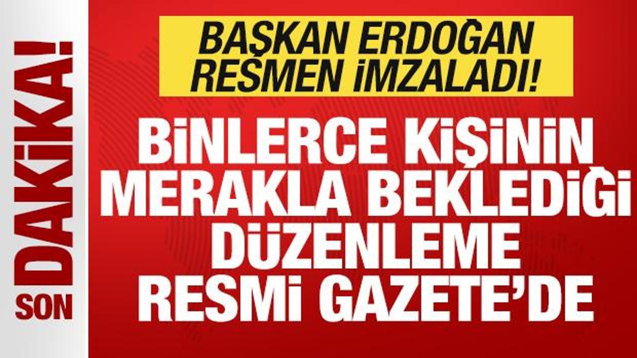 Beklenen Düzenleme Açıklandı! Erdoğan'ın İmzasıyla 10. Yargı Paketi Resmi Gazete'de Yayımlandı