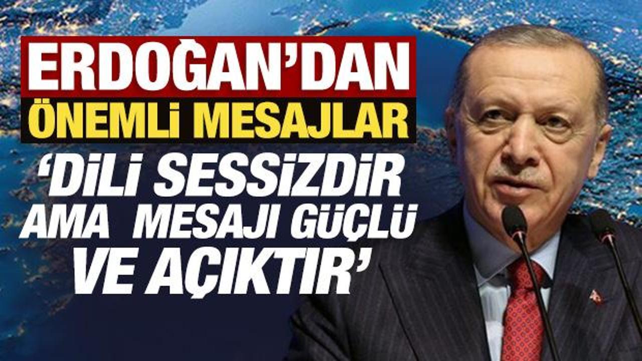 Cumhurbaşkanı Erdoğan: Miras değil emanet olarak görüyoruz!