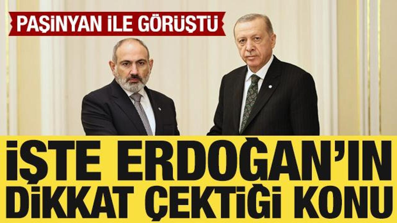 Cumhurbaşkanı Erdoğan, Paşinyan ile g&ouml;r&uuml;şt&uuml;