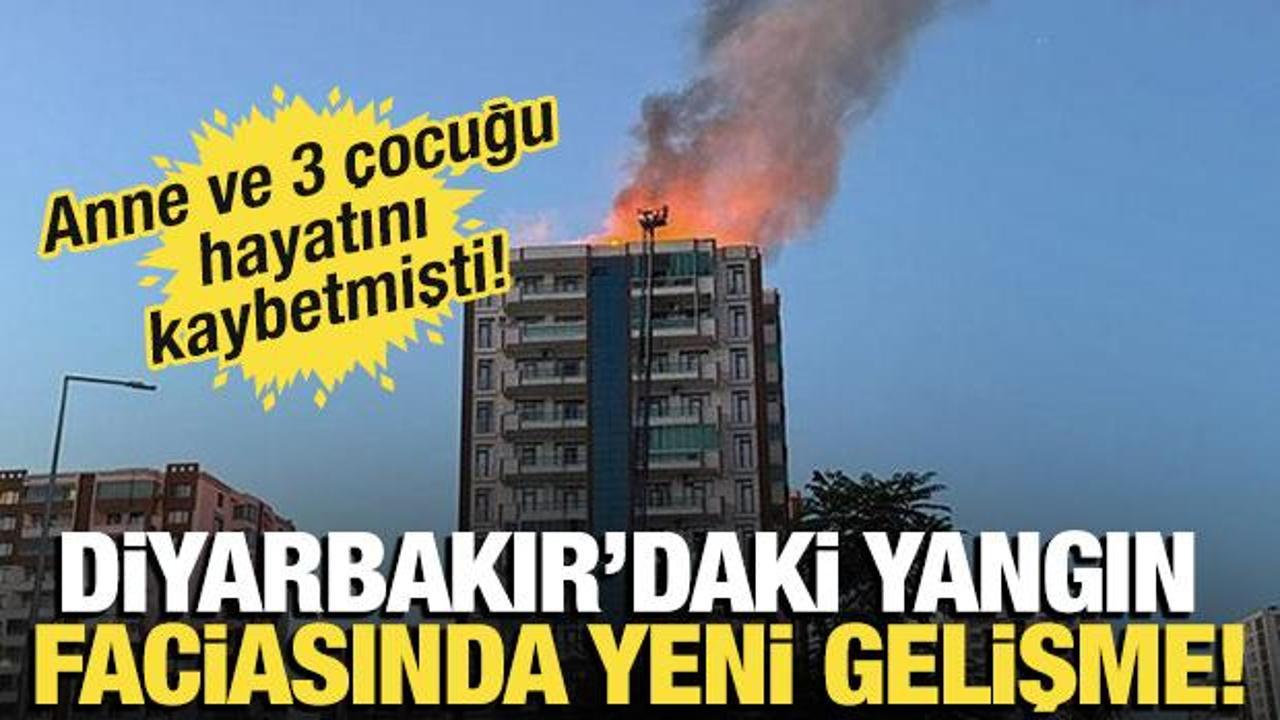 Diyarbakır'da 4 kişinin &ouml;ld&uuml;ğ&uuml; yangına ilişkin 4 kişi g&ouml;zaltına alındı