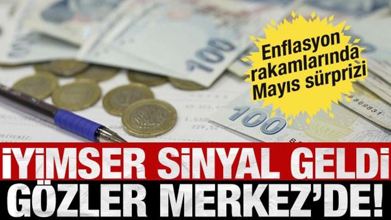 Enflasyon Mayıs ayında  iyi geldi! G&ouml;zler Merkez Bankası'na &ccedil;evrildi