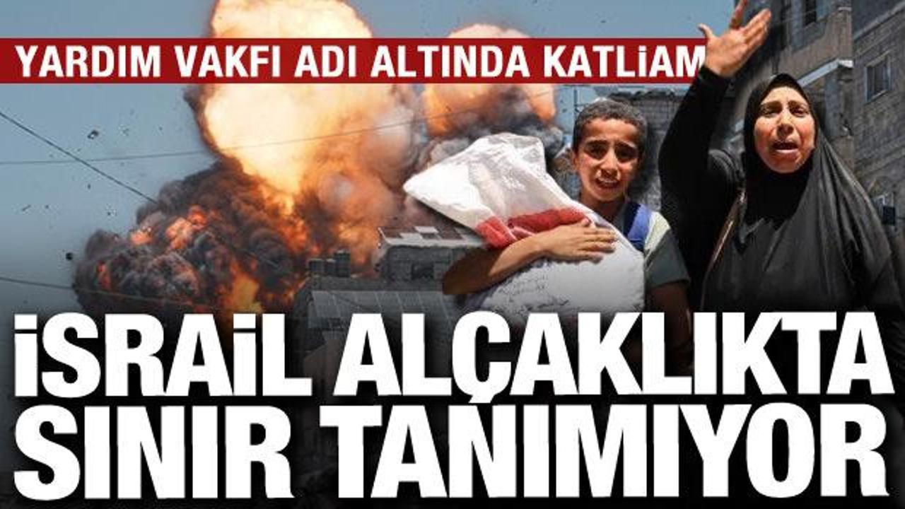 İsrail ve Amerika durmak bilmiyor! Yardım adı altında Gazzelilere hain saldırı